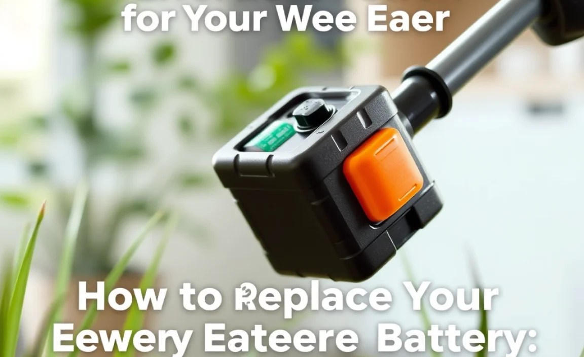 How to Replace Your Weed Eater Battery: Step-by-Step Guide