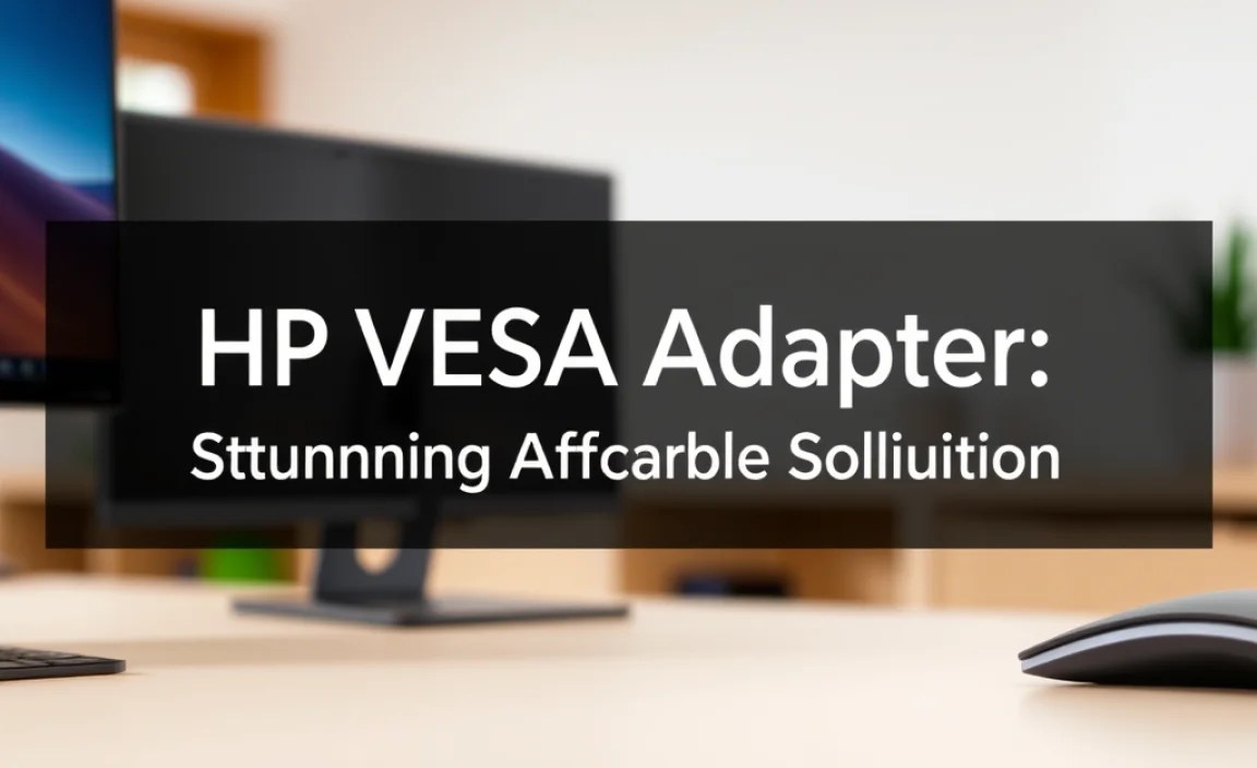 HP VESA Adapter: Stunning Affordable Solution