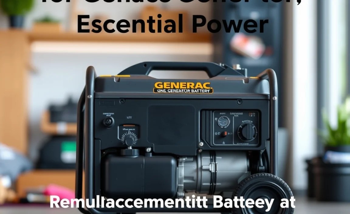 Identifying the Correct Replacement Battery for Your Generac Generator