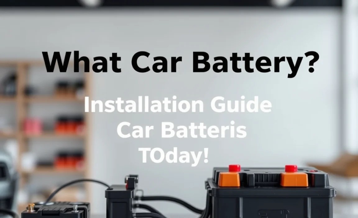 Installation Guide for Car Batteries