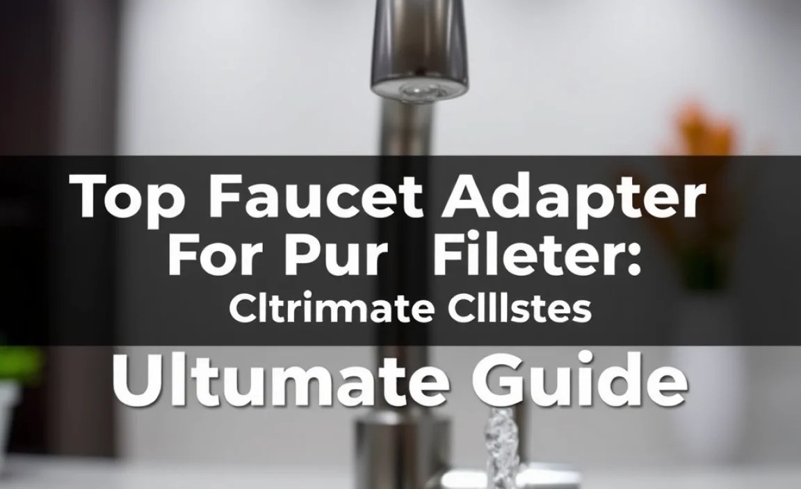 Installation Guide for Faucet Adapters