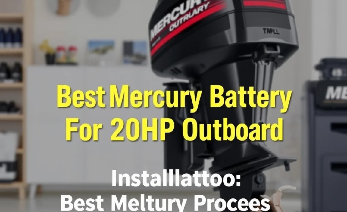 Installation Process for Mercury Batteries