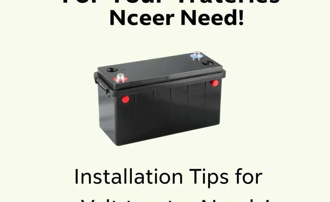 Installation Tips for 6 Volt Batteries