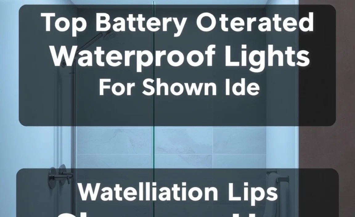 Installation Tips for Waterproof Shower Lights