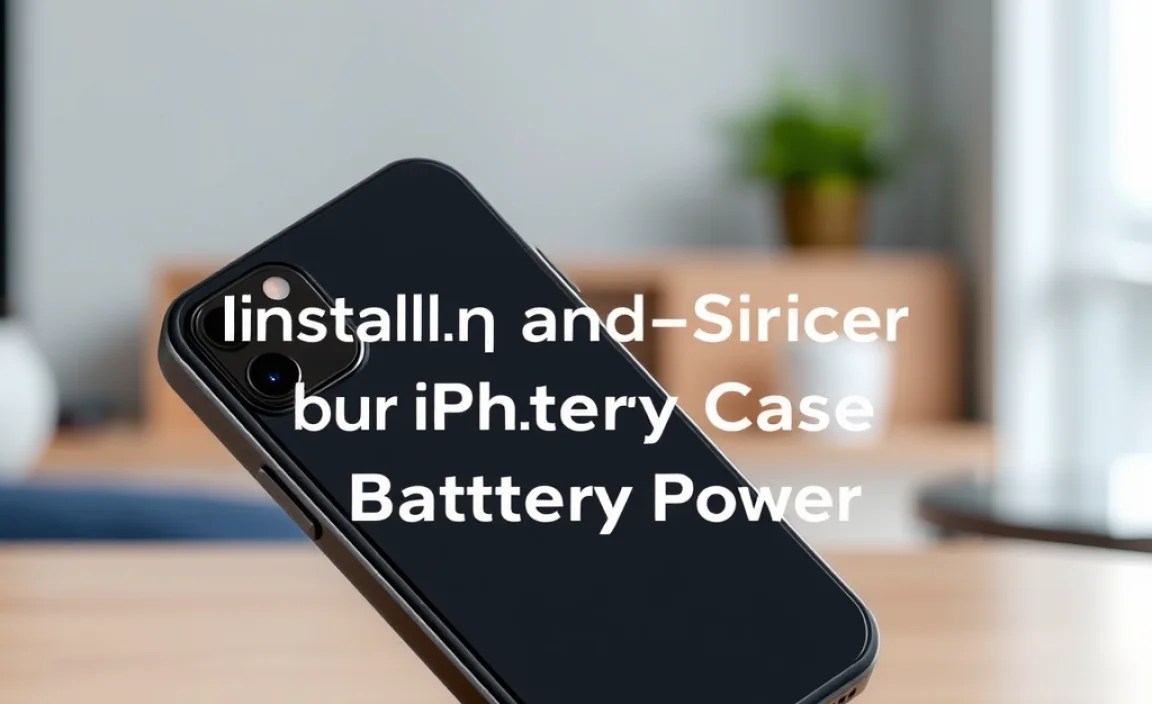 Installing and Using Your iPhone 15 Pro Max Battery Case