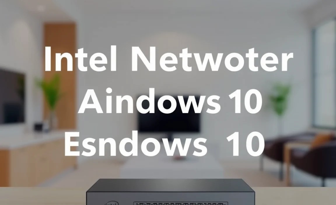 Intel Network Adapter Windows 10: Essential Guide