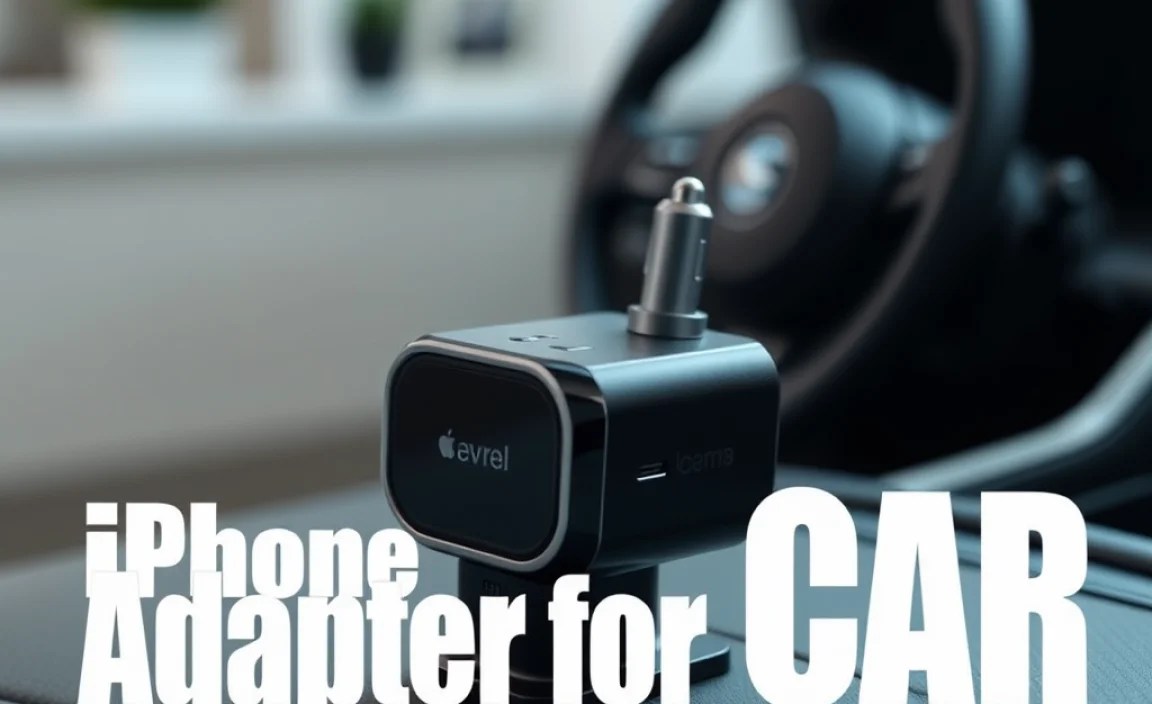 iPhone Adapter for Car: Effortless Connection