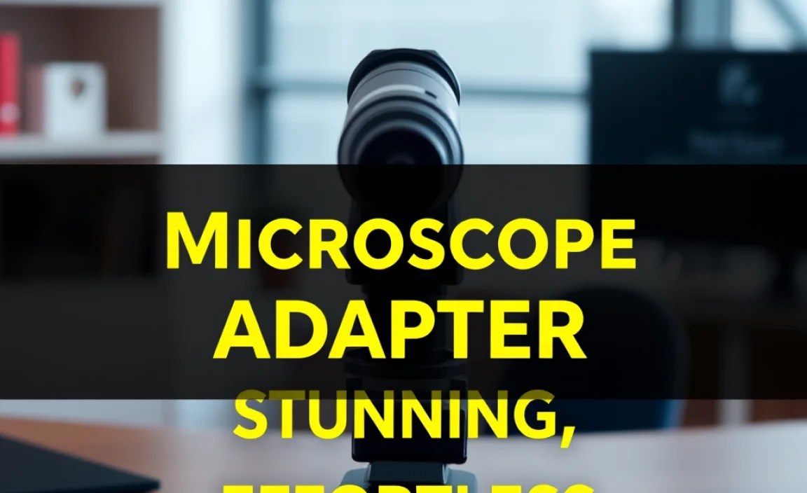 iPhone Microscope Adapter: Stunning, Effortless
