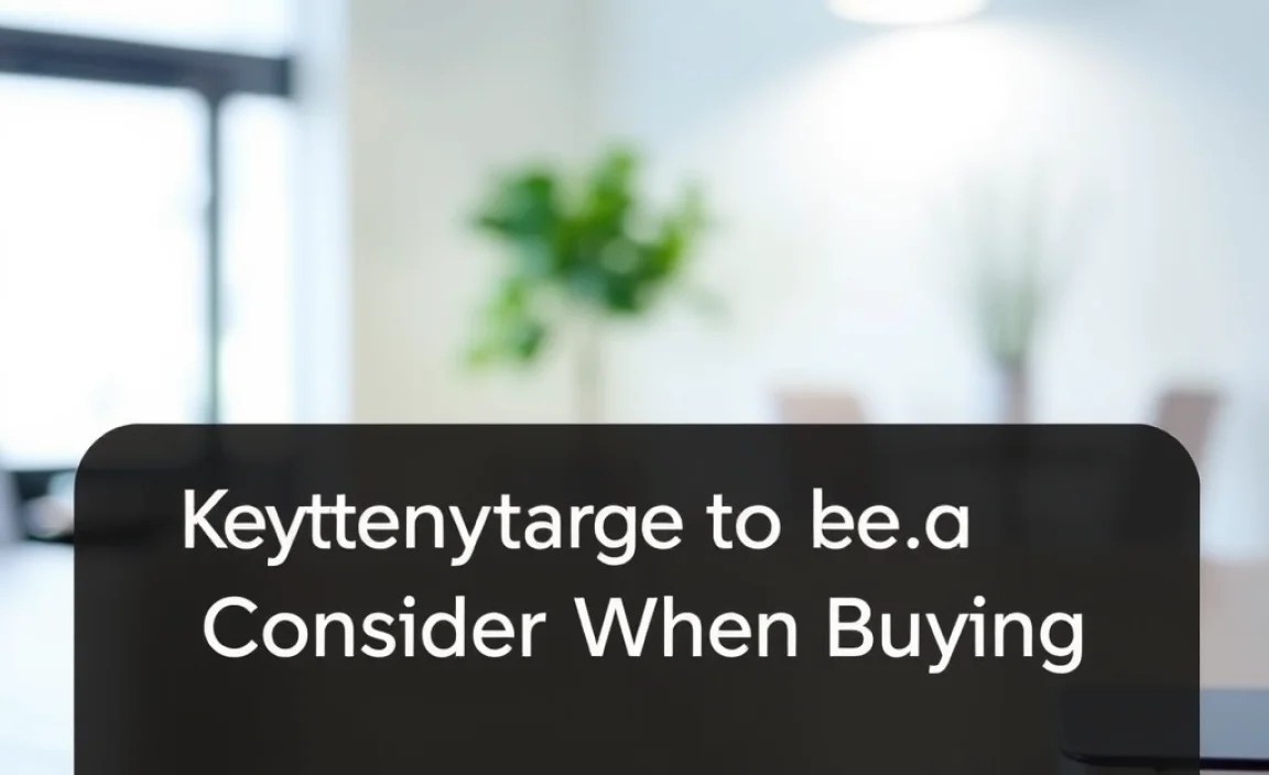Key Features to Consider When Buying