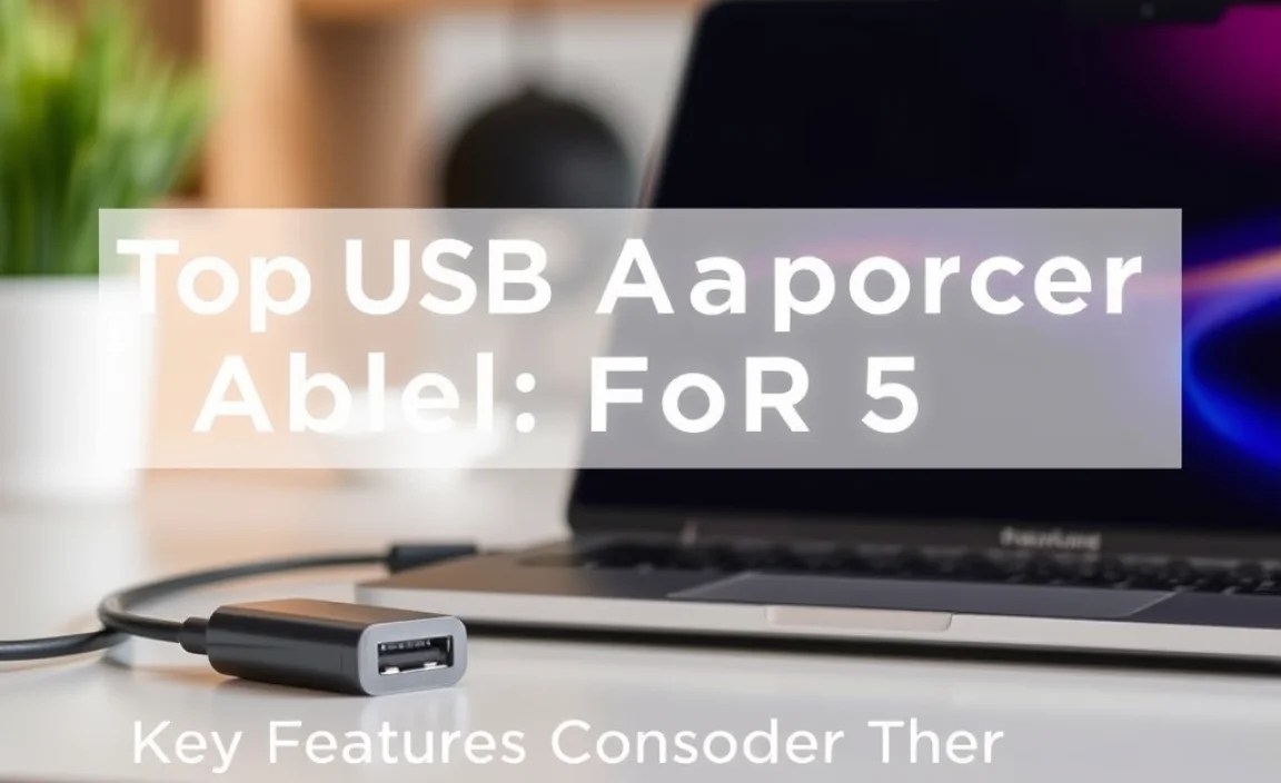 Key Features to Consider When Choosing a USB Adapter