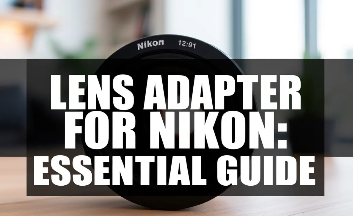 Lens Adapter for Nikon: Essential Guide