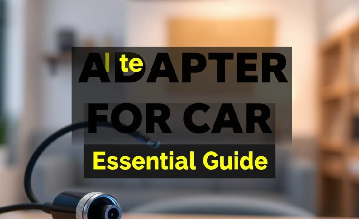 Lighter Adapter For Car: Essential Guide