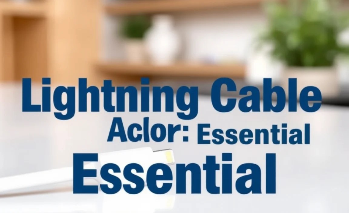 Lightning Cable Adapter: Essential & Affordable