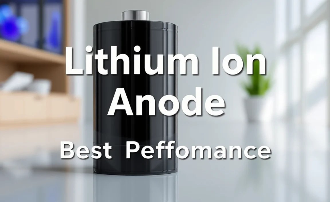 Lithium Ion Battery Anode: Best Performance