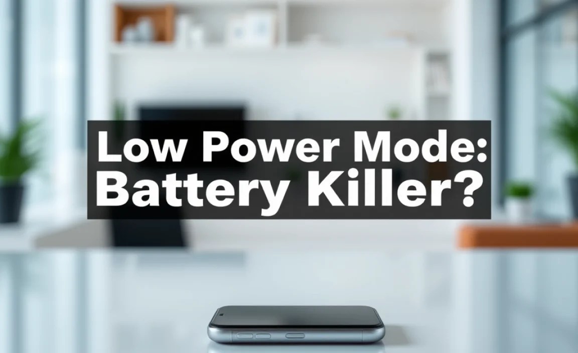 Low Power Mode: Battery Killer?