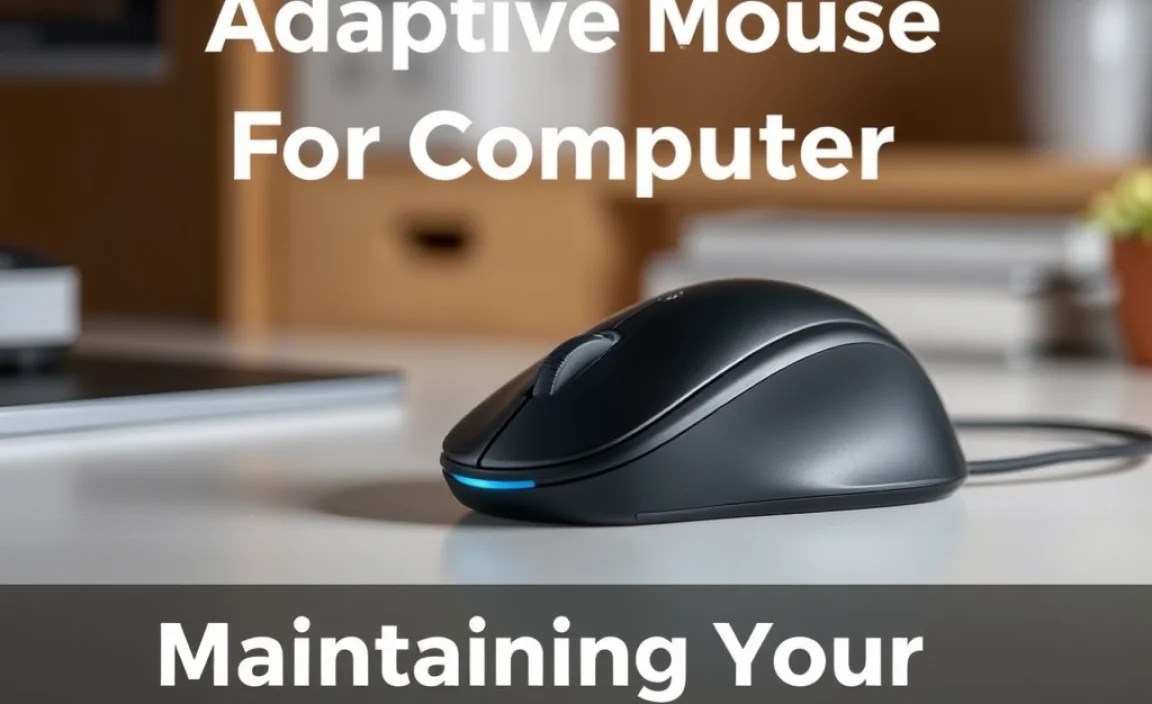 Maintaining Your Adaptive Mouse