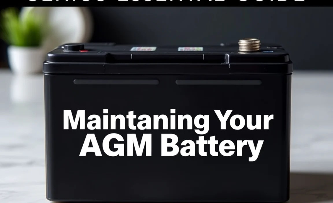 Maintaining Your AGM Battery