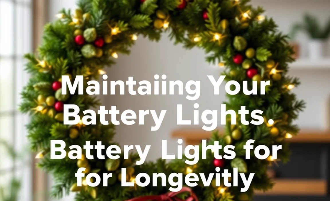 Maintaining Your Battery Lights for Longevity