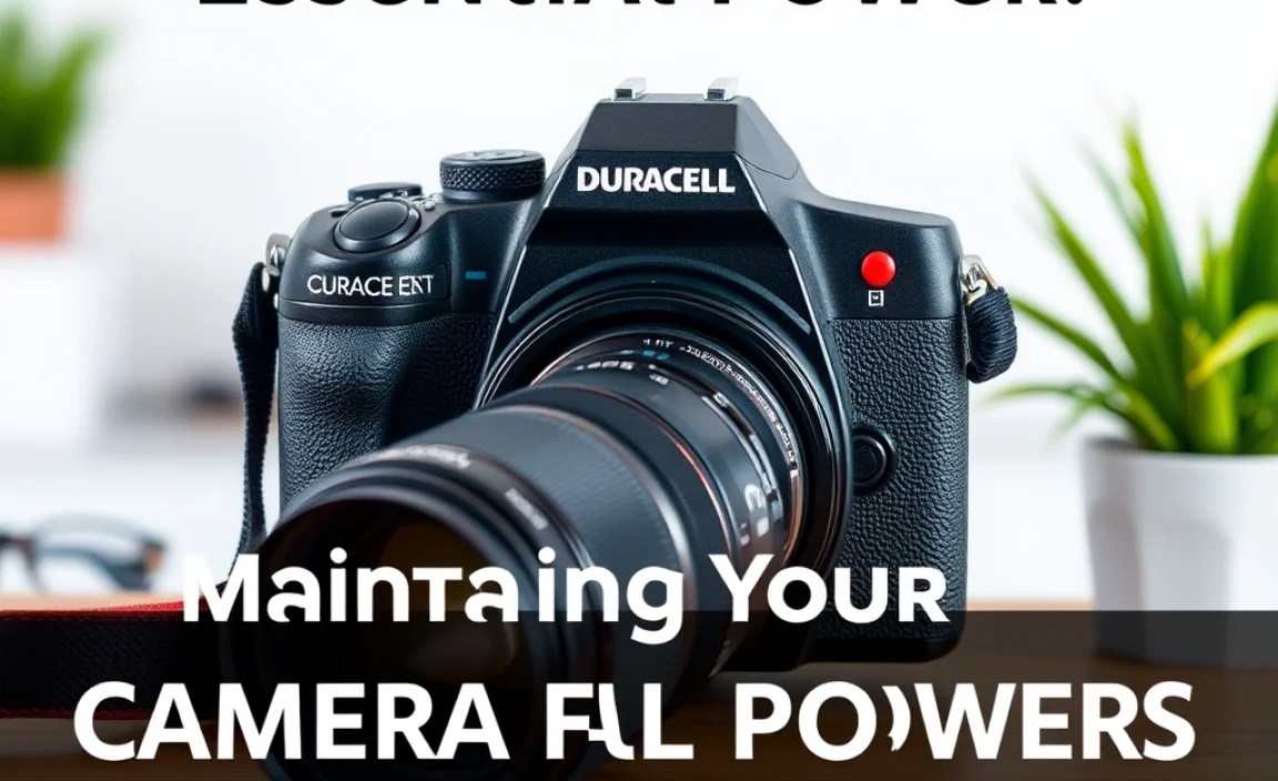 Maintaining Your Camera Batteries for Longevity