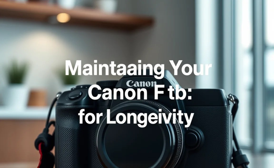 Maintaining Your Canon FTb for Longevity