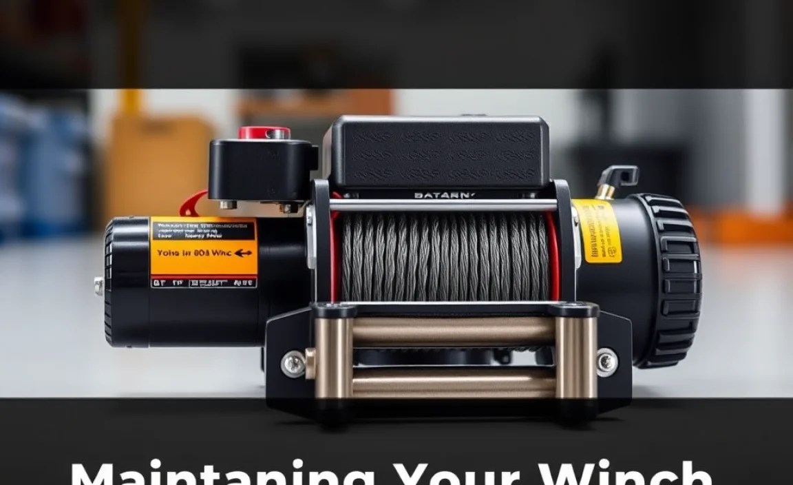 Maintaining Your Winch Battery