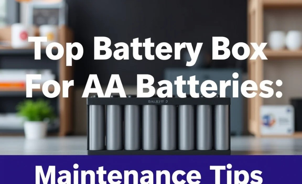 Maintenance Tips for Battery Boxes
