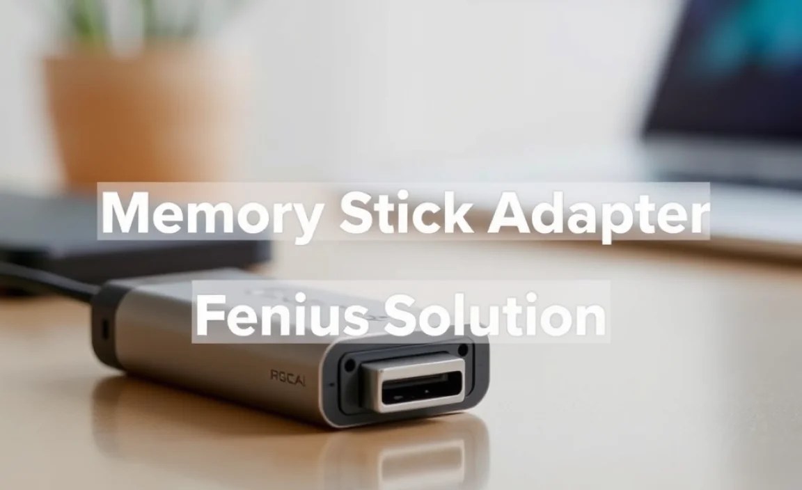 Memory Stick Adapter For iPhone: Genius Solution