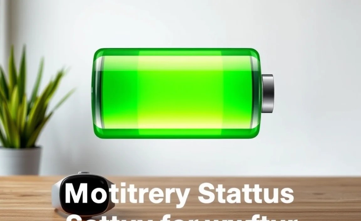 Monitoring Battery for Wearable Devices