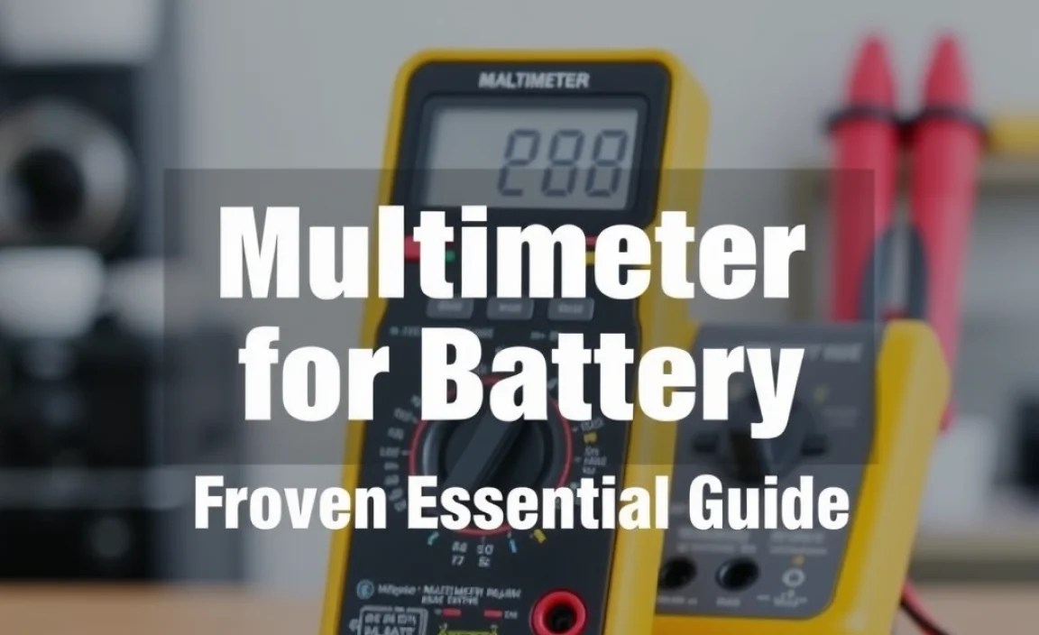 Multimeter for Battery: Proven Essential Guide