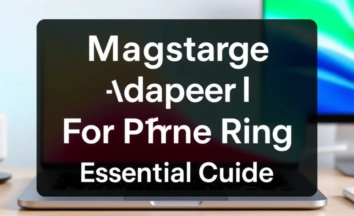 Option 2: The MagSafe Adapter Ring