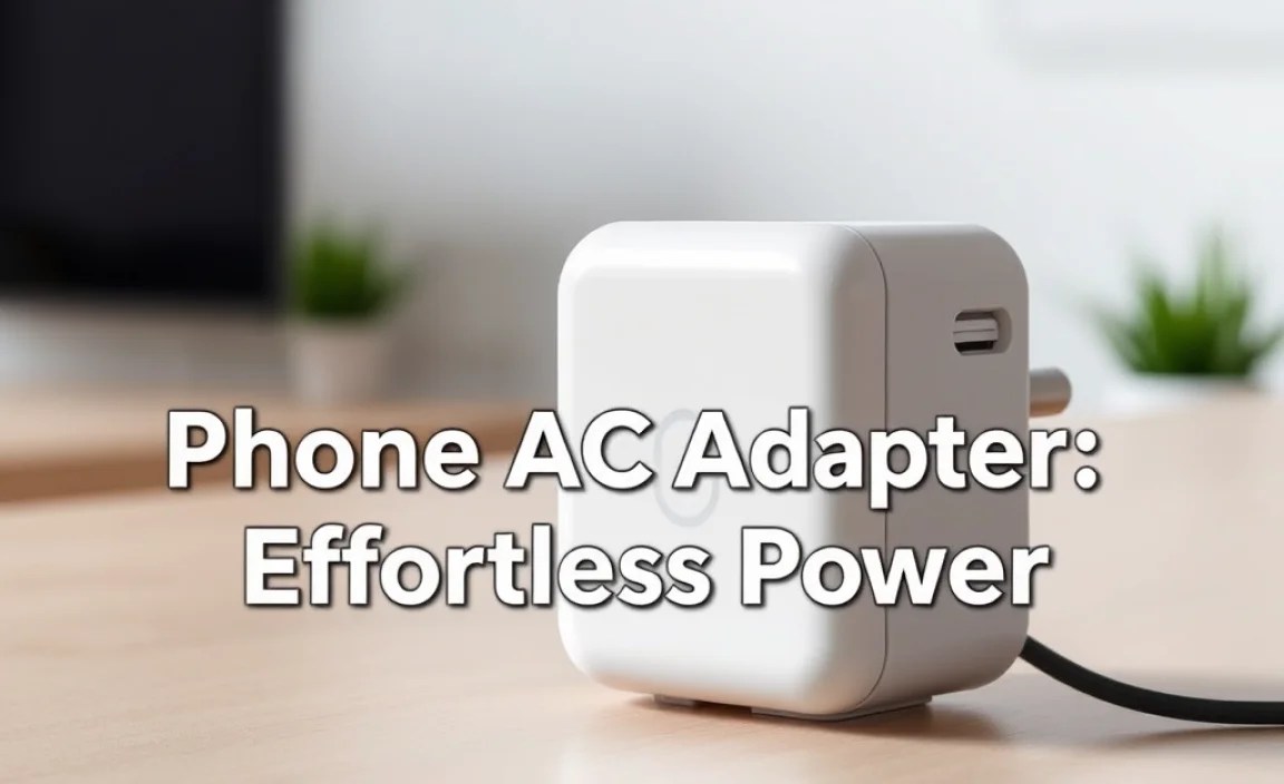 Phone AC Adapter: Effortless Power