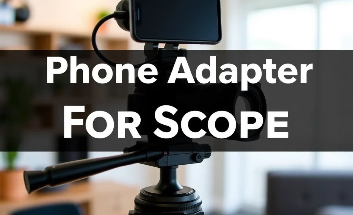 Phone Adapter For Scope: Essential Setup Guide