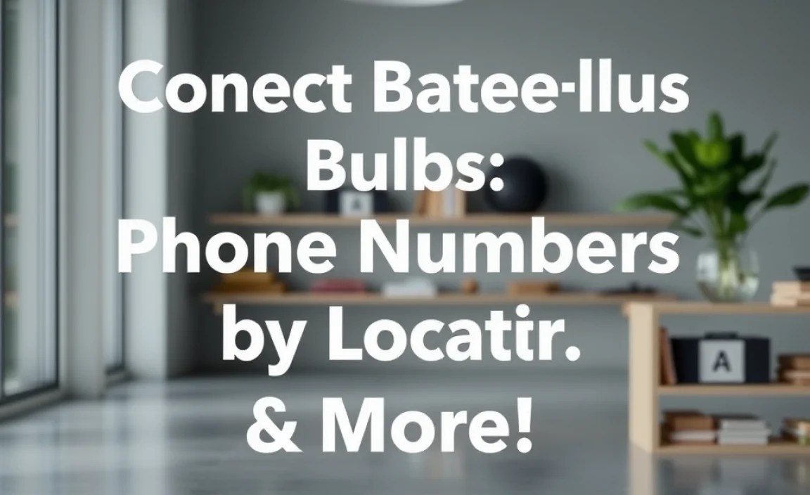 Phone Numbers by Location