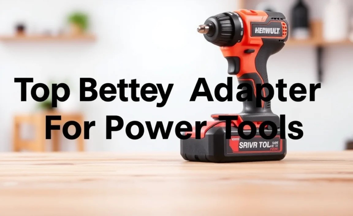 Popular Battery Adapter Types