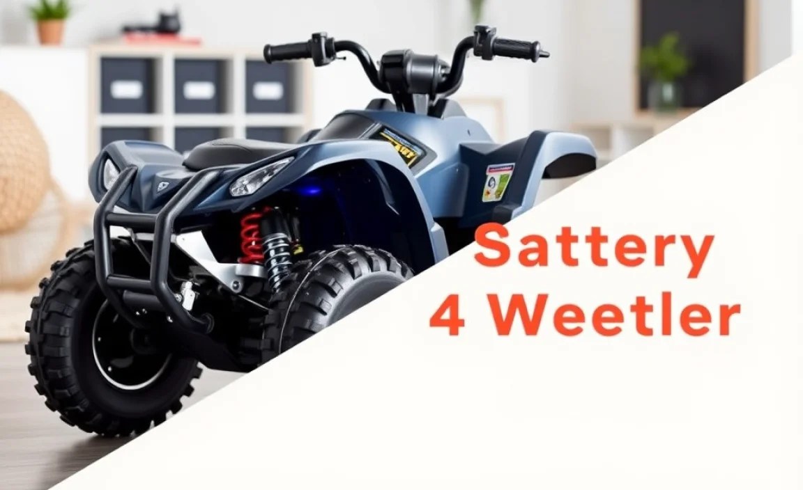 Popular Battery Powered 4 Wheeler Models (Examples)