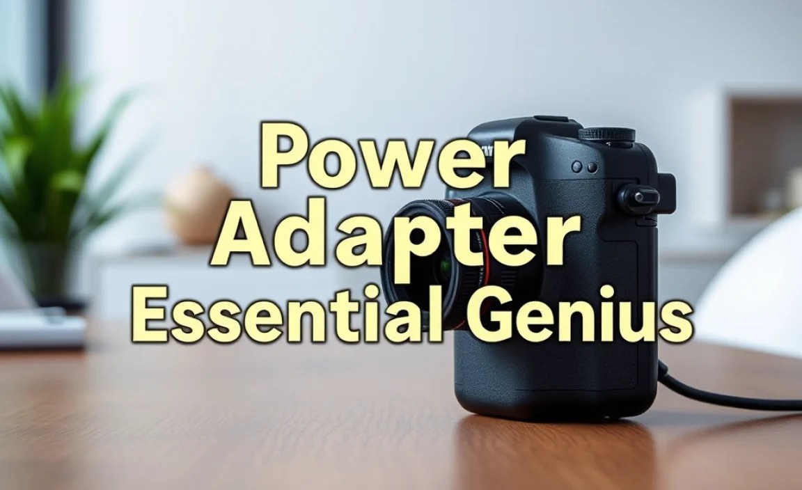 Power Adapter For Camera: Essential Genius