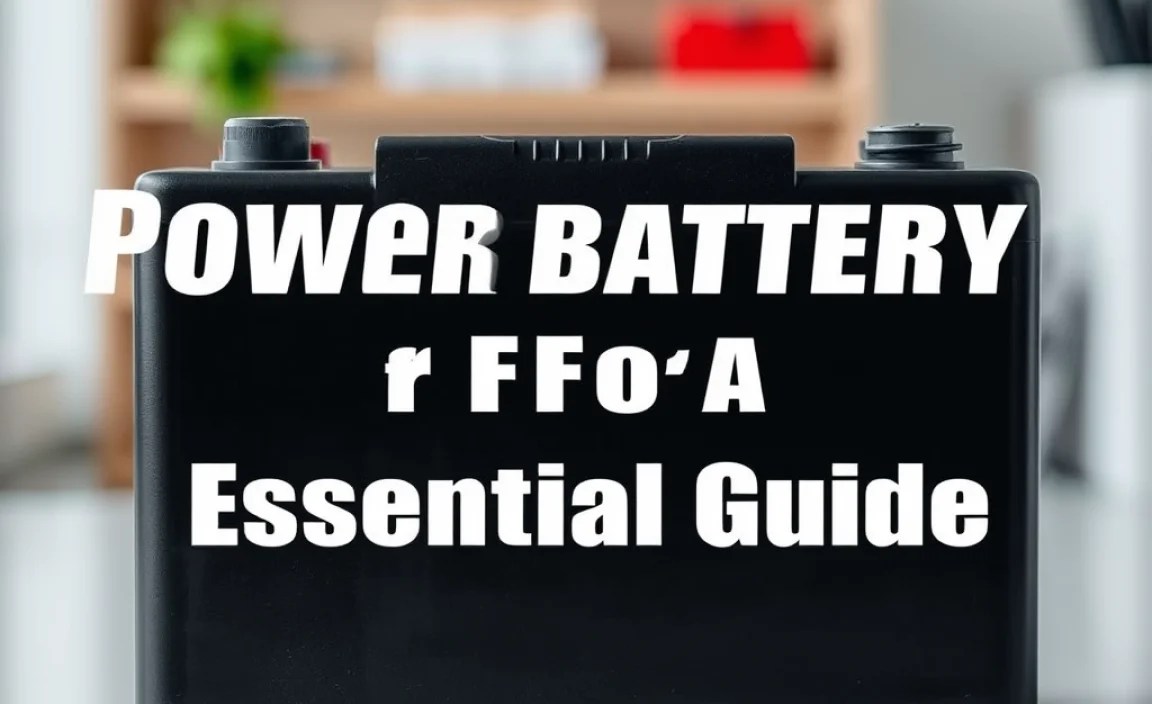 Power Battery For Car: Essential Guide