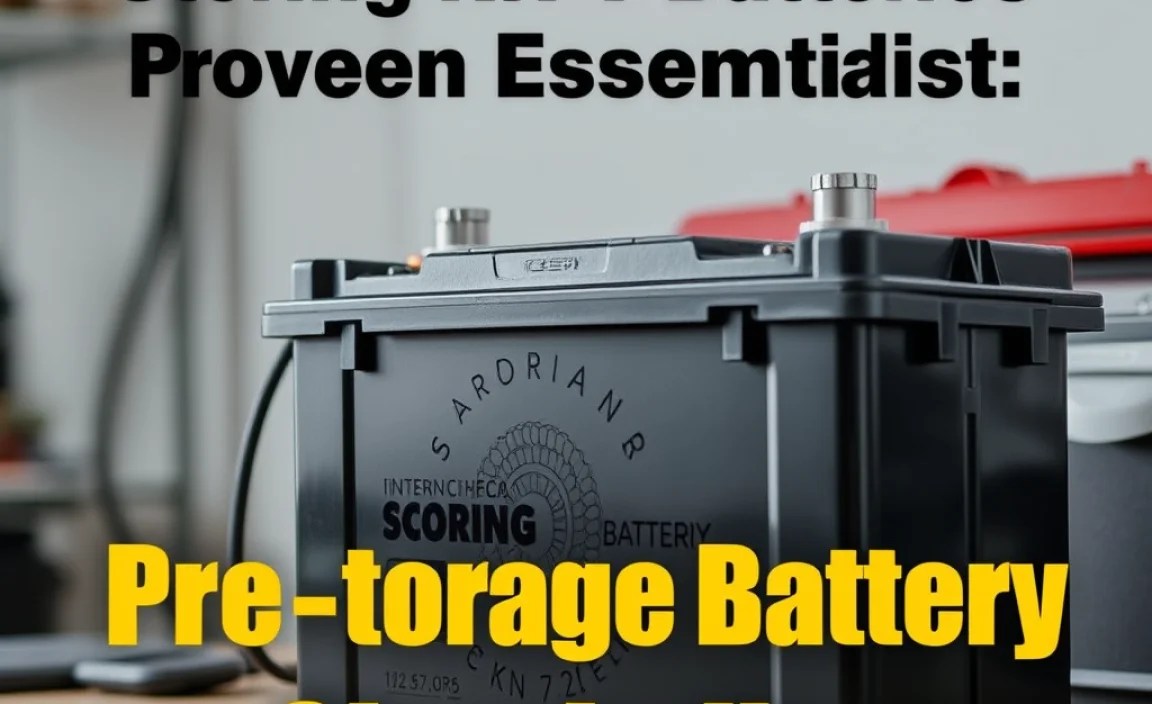 Pre-Storage Battery Checklist