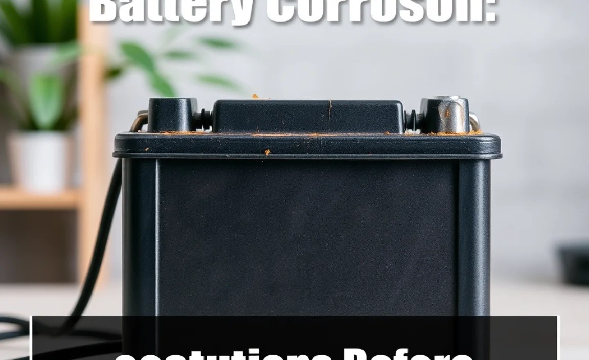 Precautions Before Removing Corrosion