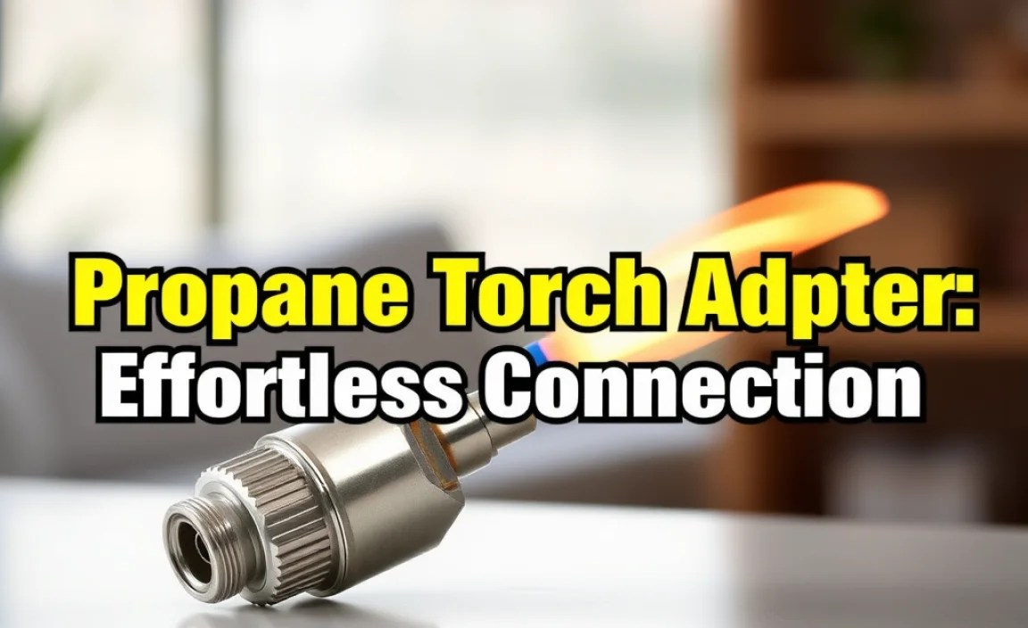 Propane Torch Adapter: Effortless Connection