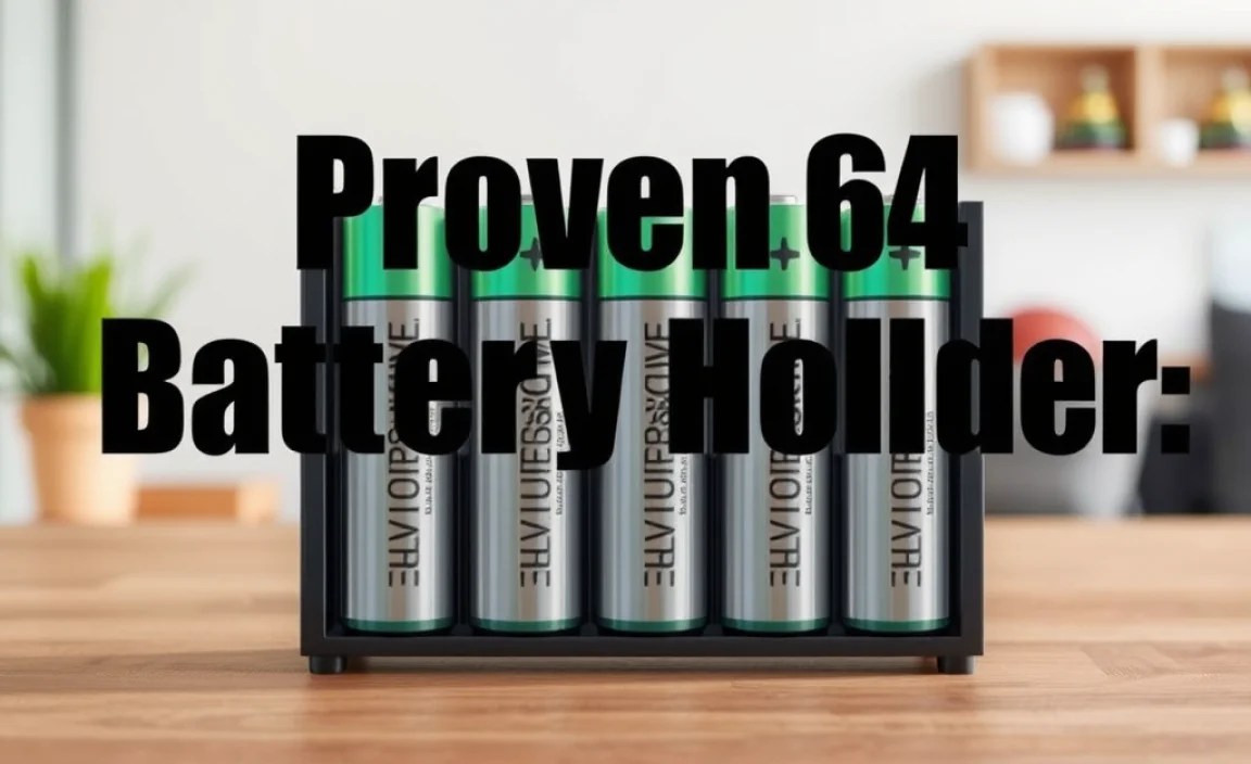 Proven 6 AA Battery Holder: Essential Solution