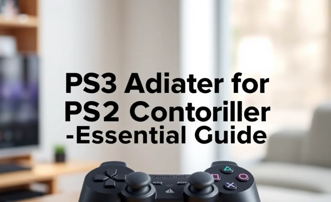 PS3 Adapter for PS2 Controller: Essential Guide
