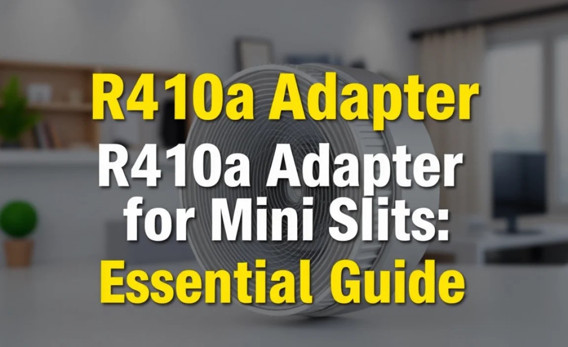 R410a Adapter for Mini Splits: Essential Guide