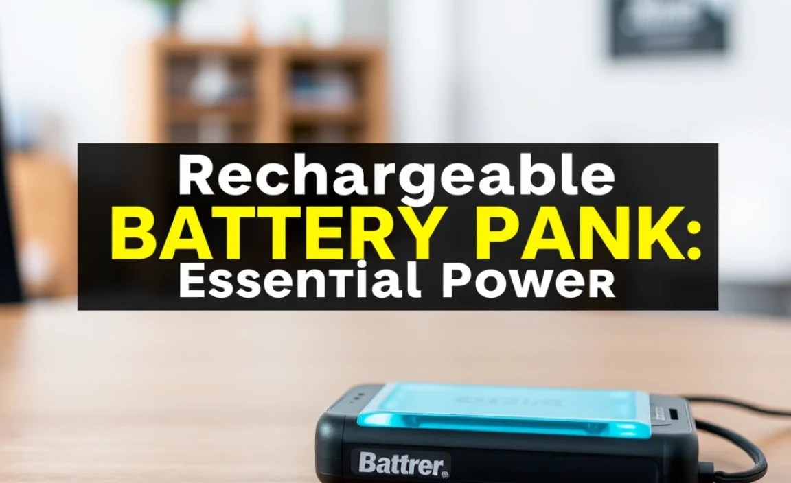 Rechargeable Battery Pack: Essential Power