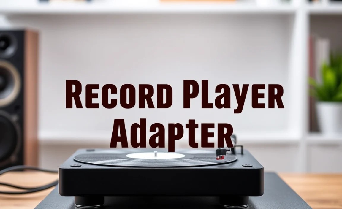 Record Player Adapter: Essential Buy