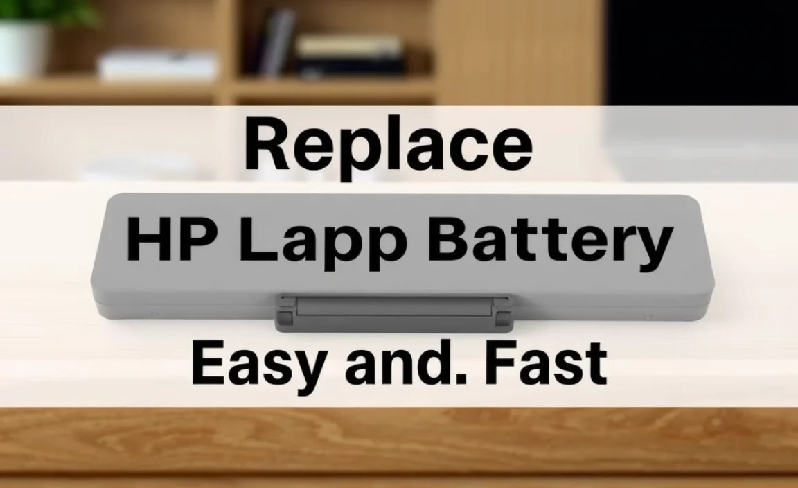 Replace HP Laptop Battery: Easy, Fast