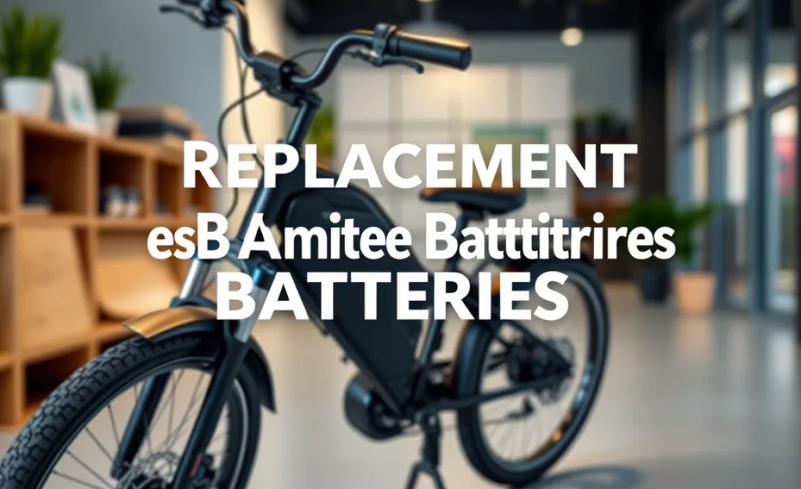 Replacement Batteries: Essential E-Bike Boost