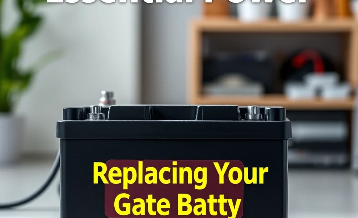 Replacing Your Gate Battery: A Step-by-Step Guide
