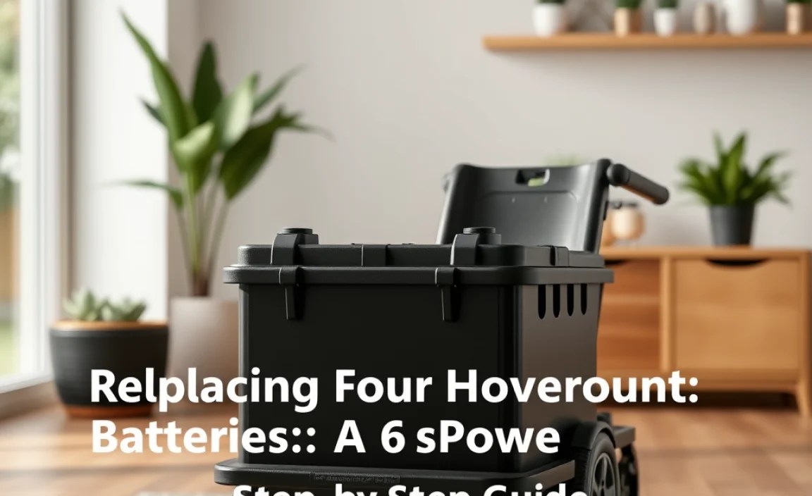 Replacing Your Hoveround Batteries: A Step-by-Step Guide