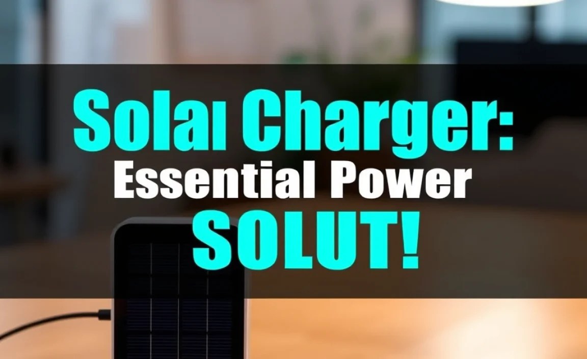 Ring Solar Charger: Essential Power Solution
